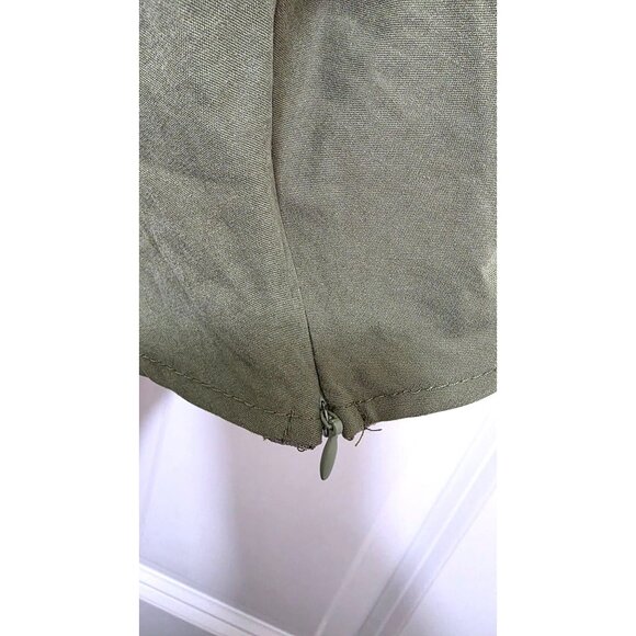 Princess Polly Olive Green Adjustable Strap Tank Top Size 12 AU / 8 US - Picture 5 of 7